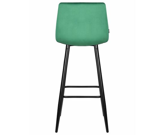 Набор 2 шт Стул барный DOBRIN NICOLE, черные матовые ножки, зелёный велюр (108-64), Вариант: черные матовые ножки, зелёный велюр (108-64), изображение 6 | Интернет магазин мебели и декора LifeDekor
