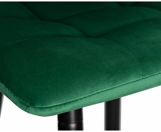 Набор 2 шт Стул барный DOBRIN NICOLE, черные матовые ножки, зелёный велюр (108-64), Вариант: черные матовые ножки, зелёный велюр (108-64), изображение 8 | Интернет магазин мебели и декора LifeDekor
