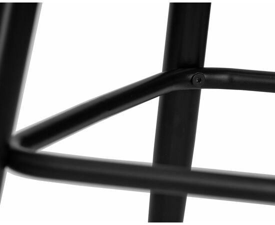 Набор 2 шт Стул барный DOBRIN NICOLE, черные матовые ножки, светло-серый велюр (108-52), Вариант: черные матовые ножки, светло-серый велюр (108-52), изображение 10 | Интернет магазин мебели и декора LifeDekor