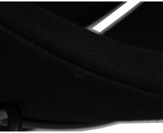 Набор 2 шт Кресло дизайнерское DOBRIN EMILY, черный ткань AF9, черное основание, Вариант: черный ткань AF9, черное основание, изображение 8 | Интернет магазин мебели и декора LifeDekor