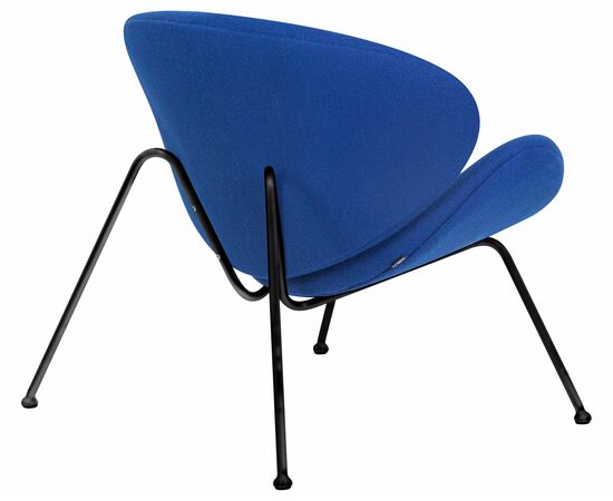 Набор 2 шт Кресло дизайнерское DOBRIN EMILY, синяя ткань AF6, черное основание, Вариант: синяя ткань AF6, черное основание, изображение 5 | Интернет магазин мебели и декора LifeDekor