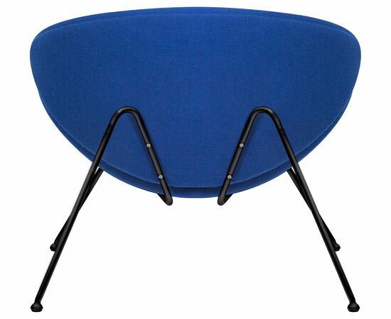 Набор 2 шт Кресло дизайнерское DOBRIN EMILY, синяя ткань AF6, черное основание, Вариант: синяя ткань AF6, черное основание, изображение 6 | Интернет магазин мебели и декора LifeDekor