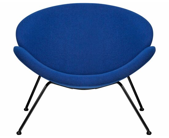 Набор 2 шт Кресло дизайнерское DOBRIN EMILY, синяя ткань AF6, черное основание, Вариант: синяя ткань AF6, черное основание, изображение 7 | Интернет магазин мебели и декора LifeDekor