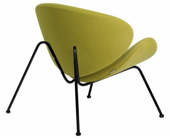 Набор 2 шт Кресло дизайнерское DOBRIN EMILY, светло-зеленая ткань AF3, черное основание, Вариант: светло-зеленая ткань AF3, черное основание, изображение 5 | Интернет магазин мебели и декора LifeDekor