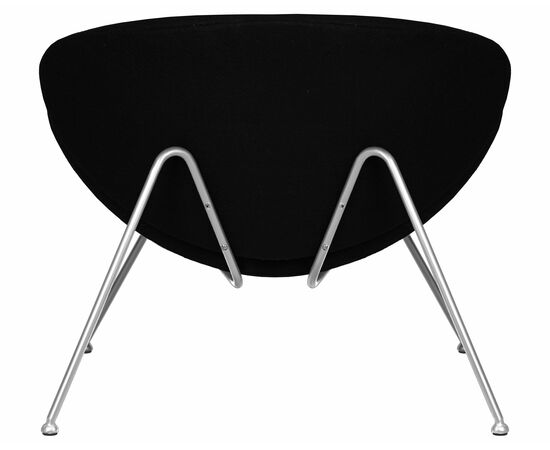 Набор 2 шт Кресло дизайнерское DOBRIN EMILY, черный ткань AF9, хромированная сталь, Вариант: черный ткань AF9, хромированная сталь, изображение 6 | Интернет магазин мебели и декора LifeDekor