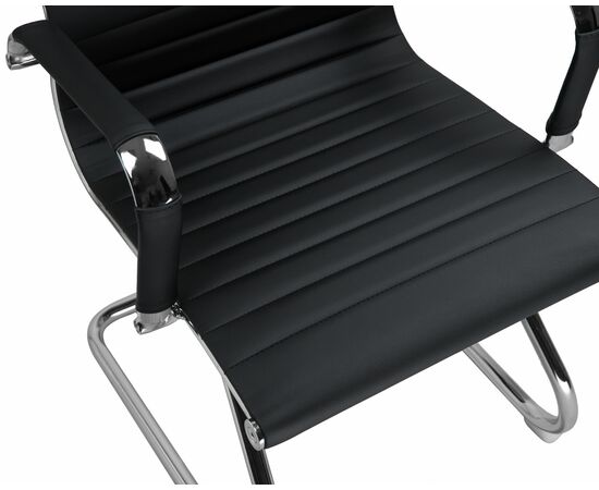 Набор 2 шт Офисное кресло для посетителей DOBRIN CODY, чёрный, Вариант: чёрный, изображение 7 | Интернет магазин мебели и декора LifeDekor