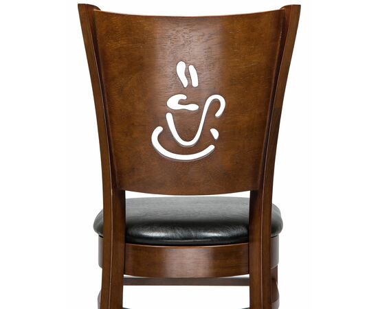 Набор 2 шт Стул обеденный DOBRIN JERRY, шоколад, чёрный, Вариант: шоколад, чёрный, изображение 6 | Интернет магазин мебели и декора LifeDekor