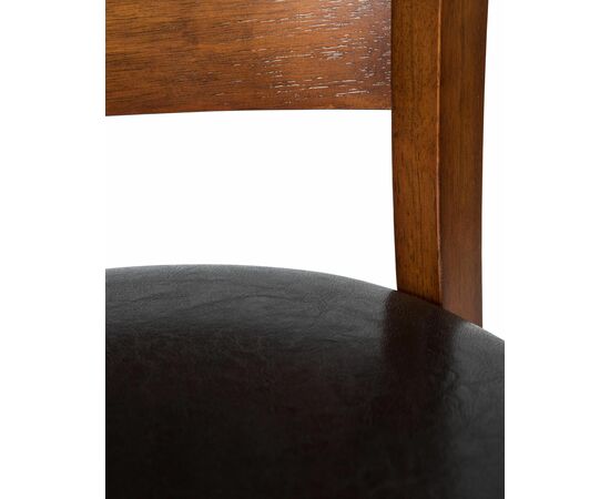 Набор 2 шт Стул обеденный DOBRIN JERRY, шоколад, чёрный, Вариант: шоколад, чёрный, изображение 10 | Интернет магазин мебели и декора LifeDekor