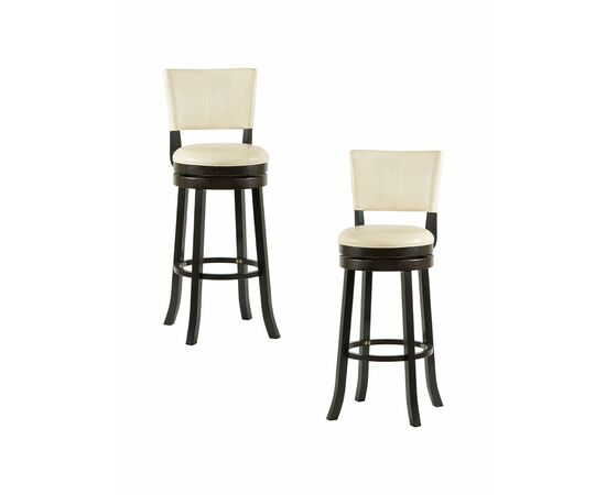 Набор 2 шт Стул барный DOBRIN JOHN BAR, капучино, кремовый, Вариант: капучино, кремовый | Интернет магазин мебели и декора LifeDekor
