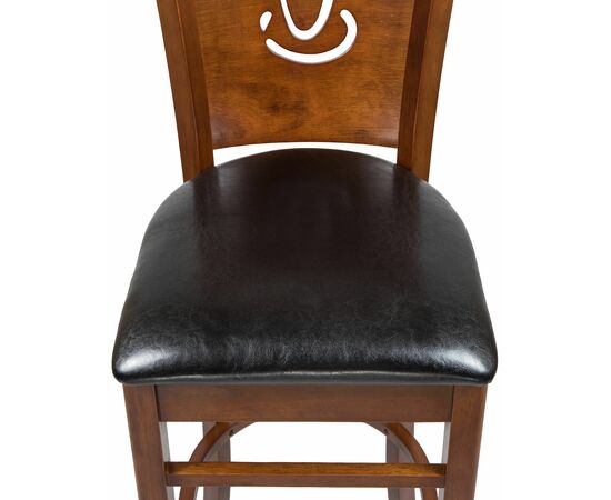 Набор 2 шт Стул барный DOBRIN JERRY BAR, шоколад, чёрный, Вариант: шоколад, чёрный, изображение 6 | Интернет магазин мебели и декора LifeDekor