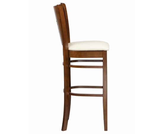 Набор 2 шт Стул барный DOBRIN JERRY BAR, шоколад, кремовый, Вариант: шоколад, кремовый, изображение 3 | Интернет магазин мебели и декора LifeDekor