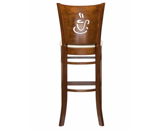 Набор 2 шт Стул барный DOBRIN JERRY BAR, шоколад, кремовый, Вариант: шоколад, кремовый, изображение 4 | Интернет магазин мебели и декора LifeDekor