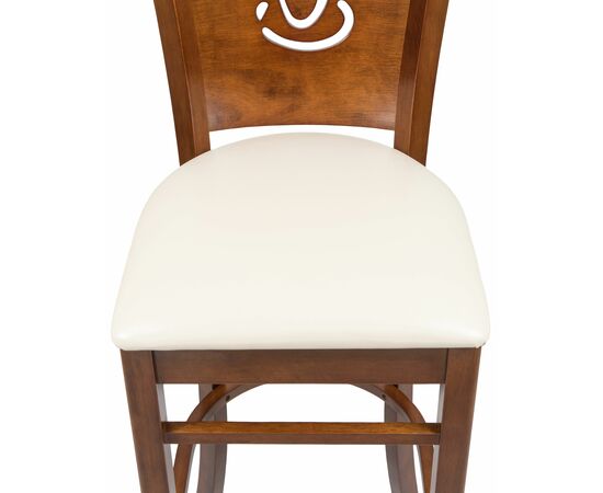 Набор 2 шт Стул барный DOBRIN JERRY BAR, шоколад, кремовый, Вариант: шоколад, кремовый, изображение 6 | Интернет магазин мебели и декора LifeDekor