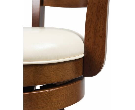 Набор 2 шт Стул барный DOBRIN WILLIAM BAR, шоколад, кремовый, Вариант: шоколад, кремовый, изображение 8 | Интернет магазин мебели и декора LifeDekor