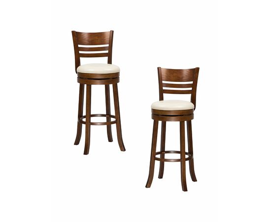 Набор 2 шт Стул барный DOBRIN WILLIAM BAR, шоколад, кремовый, Вариант: шоколад, кремовый | Интернет магазин мебели и декора LifeDekor