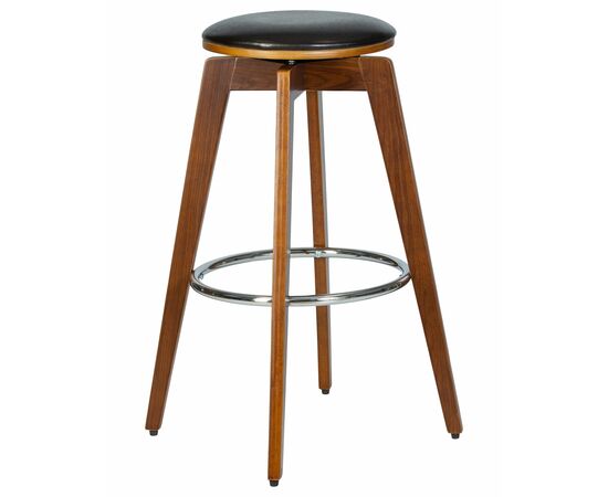 Набор 2 шт Табурет барный DOBRIN TOM'77, цвет черный глянец PU ABD 002, Вариант: цвет черный глянец PU ABD 002, изображение 2 | Интернет магазин мебели и декора LifeDekor