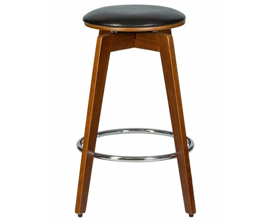 Набор 2 шт Табурет полубарный DOBRIN TOM'66, цвет черный глянец PU ABD 002, Вариант: цвет черный глянец PU ABD 002, изображение 4 | Интернет магазин мебели и декора LifeDekor