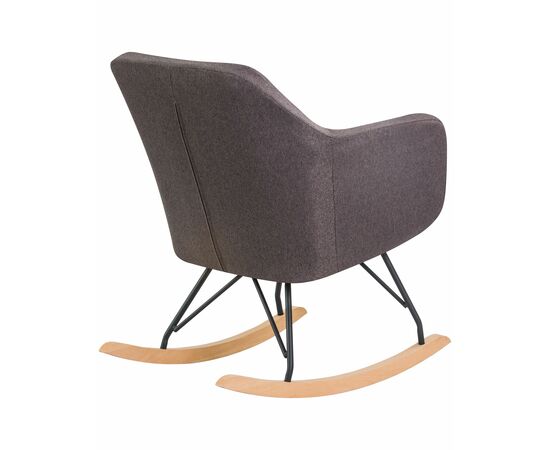 Набор 2 шт Кресло-качалка DOBRIN KIARA, серая ткань (LAR-106D-26), Вариант: серая ткань (LAR-106D-26), изображение 5 | Интернет магазин мебели и декора LifeDekor