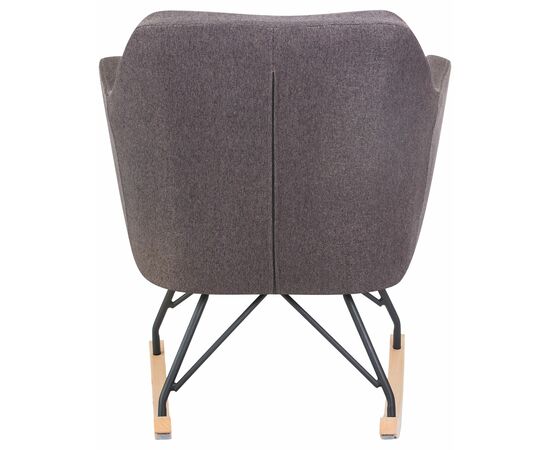 Набор 2 шт Кресло-качалка DOBRIN KIARA, серая ткань (LAR-106D-26), Вариант: серая ткань (LAR-106D-26), изображение 6 | Интернет магазин мебели и декора LifeDekor