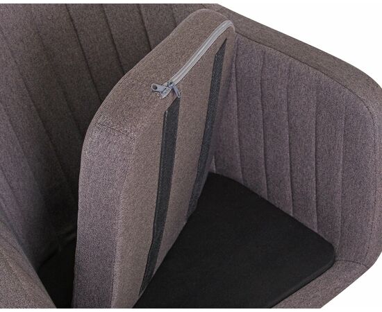 Набор 2 шт Кресло-качалка DOBRIN KIARA, серая ткань (LAR-106D-26), Вариант: серая ткань (LAR-106D-26), изображение 9 | Интернет магазин мебели и декора LifeDekor