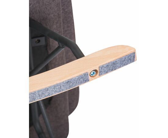 Набор 2 шт Кресло-качалка DOBRIN KIARA, серая ткань (LAR-106D-26), Вариант: серая ткань (LAR-106D-26), изображение 11 | Интернет магазин мебели и декора LifeDekor