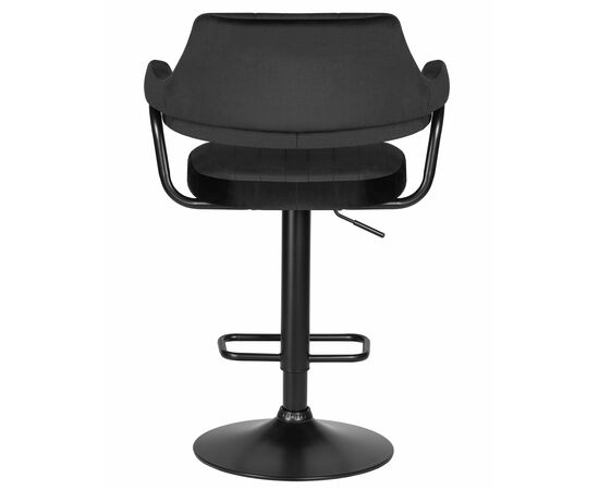 Набор 2 шт Стул барный DOBRIN CHARLY BLACK, черный велюр (MJ9-101), Вариант: черный велюр (MJ9-101), изображение 6 | Интернет магазин мебели и декора LifeDekor