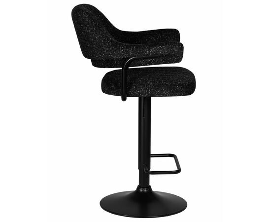 Набор 2 шт Стул барный DOBRIN CHARLY BLACK, черный твид (LEO18), Вариант: черный твид (LEO18), изображение 4 | Интернет магазин мебели и декора LifeDekor
