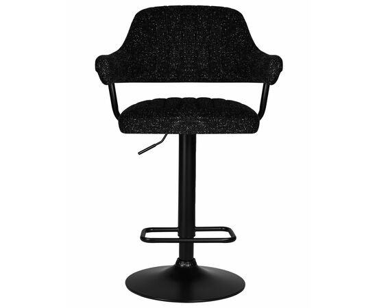 Набор 2 шт Стул барный DOBRIN CHARLY BLACK, черный твид (LEO18), Вариант: черный твид (LEO18), изображение 7 | Интернет магазин мебели и декора LifeDekor