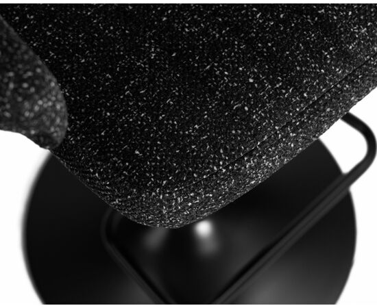 Набор 2 шт Стул барный DOBRIN CHARLY BLACK, черный твид (LEO18), Вариант: черный твид (LEO18), изображение 9 | Интернет магазин мебели и декора LifeDekor