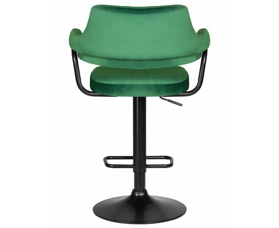 Набор 2 шт Стул барный DOBRIN CHARLY BLACK, зеленый велюр (MJ9-88), Вариант: зеленый велюр (MJ9-88), изображение 6 | Интернет магазин мебели и декора LifeDekor