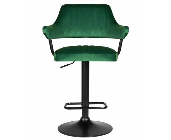 Набор 2 шт Стул барный DOBRIN CHARLY BLACK, зеленый велюр (MJ9-88), Вариант: зеленый велюр (MJ9-88), изображение 7 | Интернет магазин мебели и декора LifeDekor
