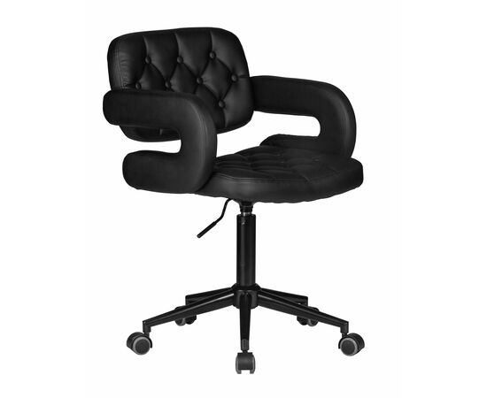 Набор 2 шт Офисное кресло для персонала DOBRIN LARRY BLACK, чёрный, Вариант: чёрный, изображение 3 | Интернет магазин мебели и декора LifeDekor