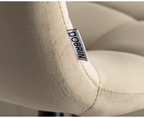 Набор 2 шт Стул барный DOBRIN NICOLE, черные матовые ножки, мокко велюр (108-104), Вариант: черные матовые ножки, мокко велюр (108-104), изображение 9 | Интернет магазин мебели и декора LifeDekor