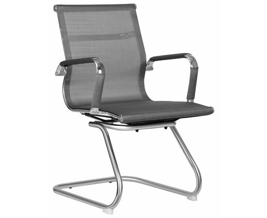 Набор 2 шт Офисное кресло для посетителей DOBRIN CODY MESH, серый, Вариант: серый, изображение 2 | Интернет магазин мебели и декора LifeDekor
