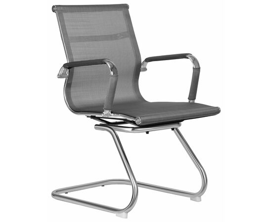 Набор 2 шт Офисное кресло для посетителей DOBRIN CODY MESH, серый, Вариант: серый, изображение 3 | Интернет магазин мебели и декора LifeDekor