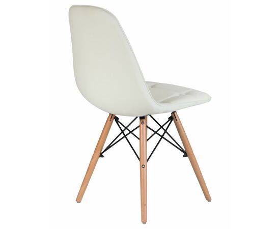 Набор 4 шт Стул обеденный DOBRIN BENNET, ножки светлый бук, кремовый, Вариант: ножки светлый бук, кремовый, изображение 5 | Интернет магазин мебели и декора LifeDekor