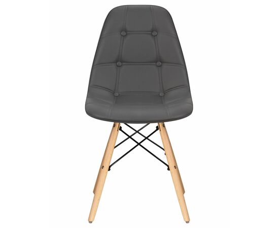 Набор 4 шт Стул обеденный DOBRIN BENNET, ножки светлый бук, серый, Вариант: ножки светлый бук, серый, изображение 7 | Интернет магазин мебели и декора LifeDekor