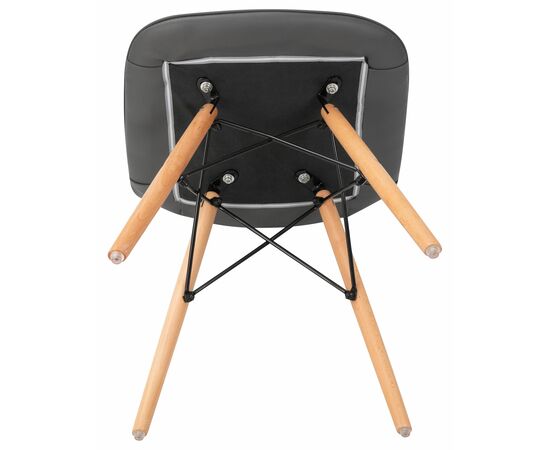 Набор 4 шт Стул обеденный DOBRIN BENNET, ножки светлый бук, серый, Вариант: ножки светлый бук, серый, изображение 8 | Интернет магазин мебели и декора LifeDekor