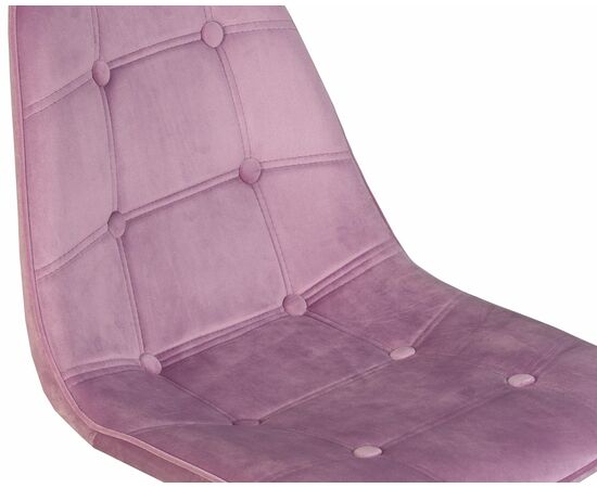 Набор 4 шт Стул обеденный DOBRIN BENNET, ножки светлый бук, пудрово-сиреневый велюр (HLR-27), Вариант: ножки светлый бук, пудрово-сиреневый велюр (HLR-27), изображение 8 | Интернет магазин мебели и декора LifeDekor