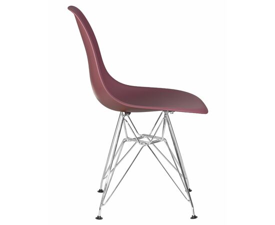 Набор 4 шт Стул обеденный DOBRIN DSR, ножки хром, цвет пыльная роза (NX-P-11), Вариант: ножки хром, цвет пыльная роза (NX-P-11), изображение 4 | Интернет магазин мебели и декора LifeDekor