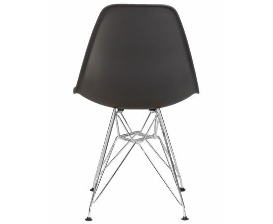 Набор 4 шт Стул обеденный DOBRIN DSR, ножки хром, цвет тёмно-серый (GR-04), Вариант: ножки хром, цвет тёмно-серый (GR-04), изображение 6 | Интернет магазин мебели и декора LifeDekor