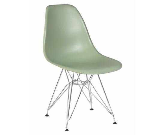 Набор 4 шт Стул обеденный DOBRIN DSR, ножки хром, цвет мятный (NX-G-09), Вариант: ножки хром, цвет мятный (NX-G-09), изображение 2 | Интернет магазин мебели и декора LifeDekor