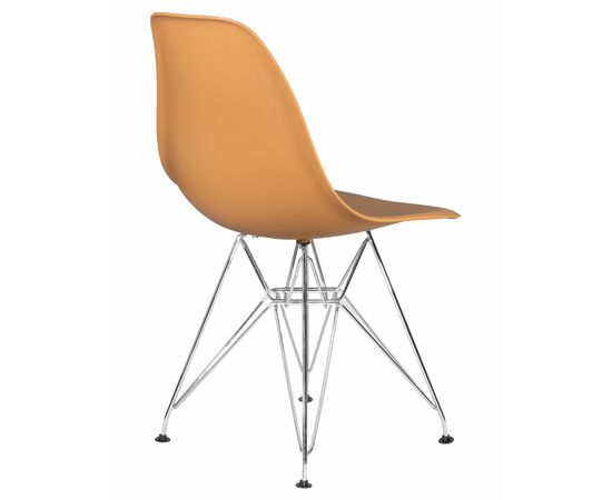 Набор 4 шт Стул обеденный DOBRIN DSR, ножки хром, цвет персиковый (NX-Y-06), Вариант: ножки хром, цвет персиковый (NX-Y-06), изображение 5 | Интернет магазин мебели и декора LifeDekor