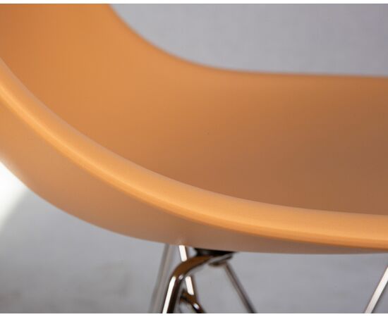 Набор 4 шт Стул обеденный DOBRIN DSR, ножки хром, цвет персиковый (NX-Y-06), Вариант: ножки хром, цвет персиковый (NX-Y-06), изображение 8 | Интернет магазин мебели и декора LifeDekor
