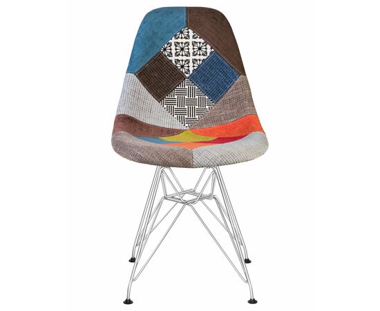 Набор 4 шт Стул обеденный DOBRIN DSR, ножки хром, цвет мозайка, Вариант: ножки хром, цвет мозайка, изображение 7 | Интернет магазин мебели и декора LifeDekor