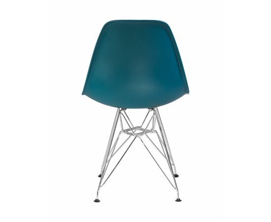 Набор 4 шт Стул обеденный DOBRIN DSR, ножки хром, цвет морской волны (G-05), Вариант: ножки хром, цвет морской волны (G-05), изображение 6 | Интернет магазин мебели и декора LifeDekor