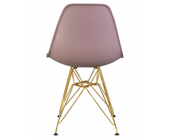Набор 4 шт Стул обеденный DOBRIN DSR, ножки золотые, цвет сиреневый (P-04), Вариант: ножки золотые, цвет сиреневый (P-04), изображение 6 | Интернет магазин мебели и декора LifeDekor