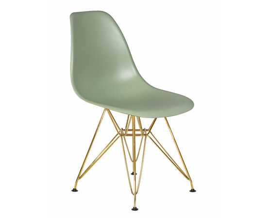 Набор 4 шт Стул обеденный DOBRIN DSR, ножки золотые, цвет мятный (NX-G-09), Вариант: ножки золотые, цвет мятный (NX-G-09), изображение 3 | Интернет магазин мебели и декора LifeDekor