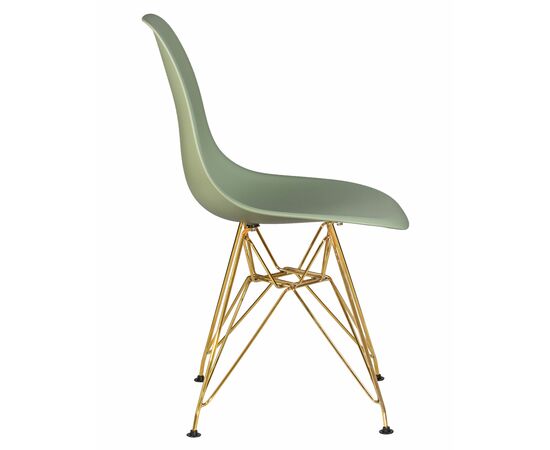 Набор 4 шт Стул обеденный DOBRIN DSR, ножки золотые, цвет мятный (NX-G-09), Вариант: ножки золотые, цвет мятный (NX-G-09), изображение 4 | Интернет магазин мебели и декора LifeDekor