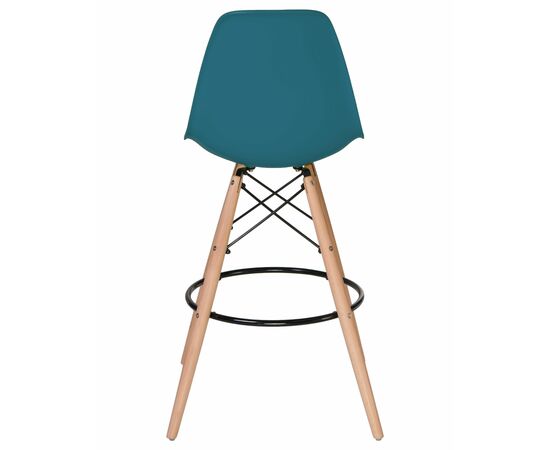 Набор 2 шт Стул барный DOBRIN DSW BAR, ножки светлый бук, цвет сиденья морской волны (G-05), Вариант: ножки светлый бук, цвет сиденья морской волны (G-05), изображение 6 | Интернет магазин мебели и декора LifeDekor